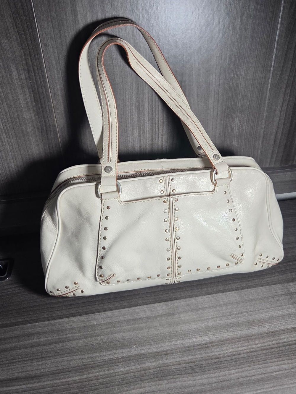 MICHAEL Michael Kors Astor  Cream Studded Satchel bag